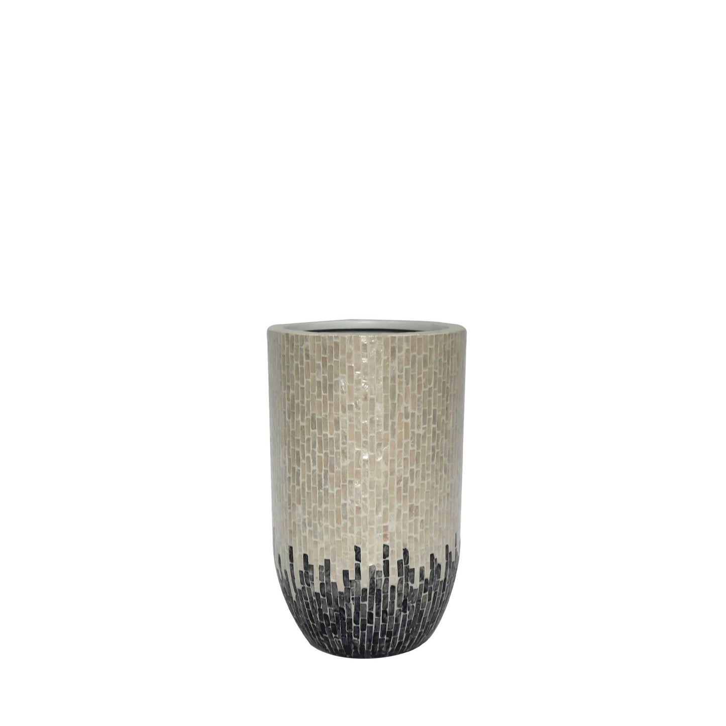 Vojtech Witte Ronde Bamboe Pot Ombre S 57x35x35 cm