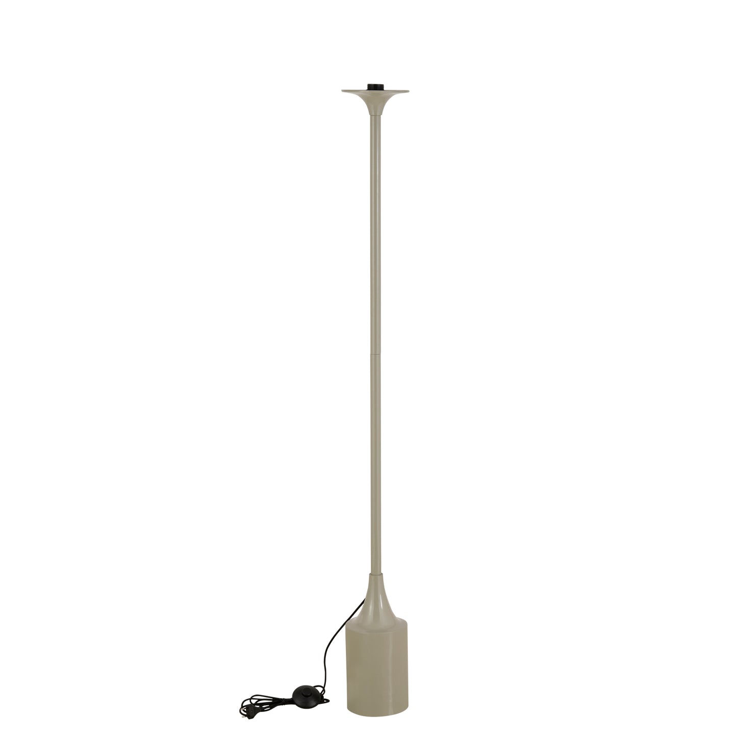 Tanaiya Crème Ronde Ijzeren Vloerlamp Met Ronde Kap 163x41x41 cm