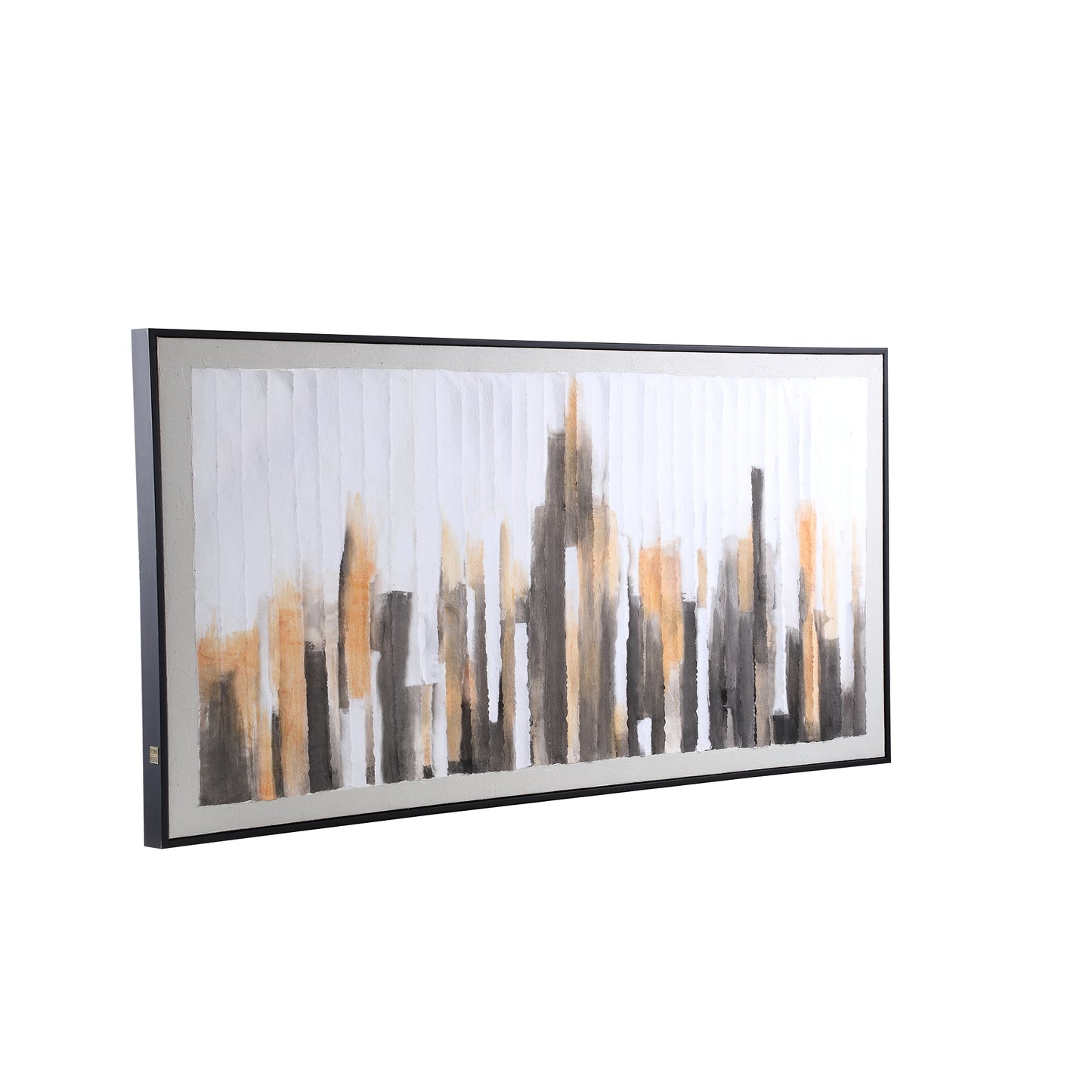 Gustas Bruin Wandpaneel Met Polystrips Rechthoekig 62.5x122.5x4.5 cm