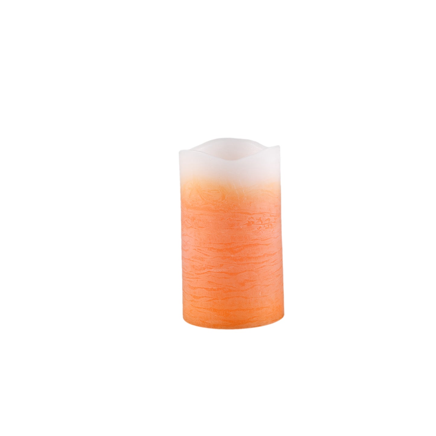 Led Light Kaars Oranje Ombre Flakkerend Vlameffect M - Set van 12 - 12 Sets 12.5x7.5x7.5 cm