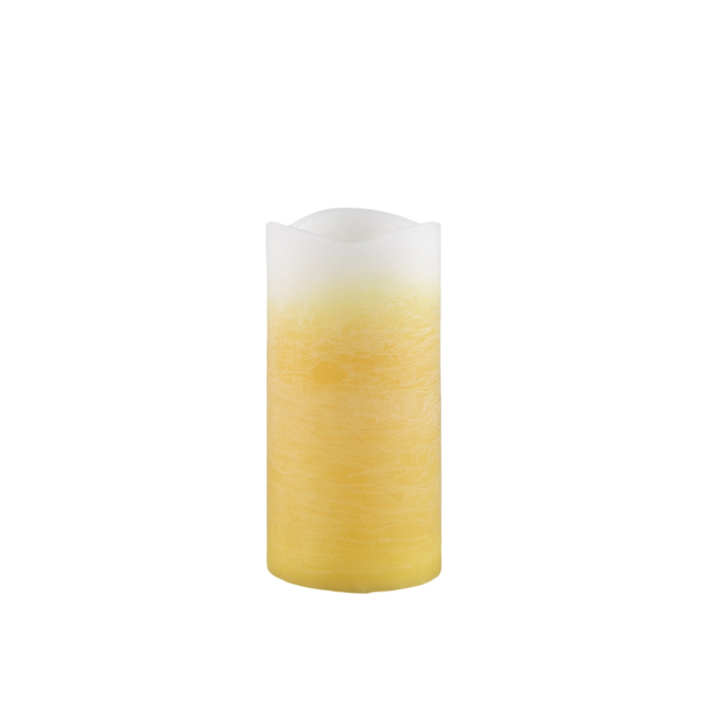 Led Light Kaars Geel Ombre Flackerend Vlameffect L - Set van 12 15x7.5x7.5 cm