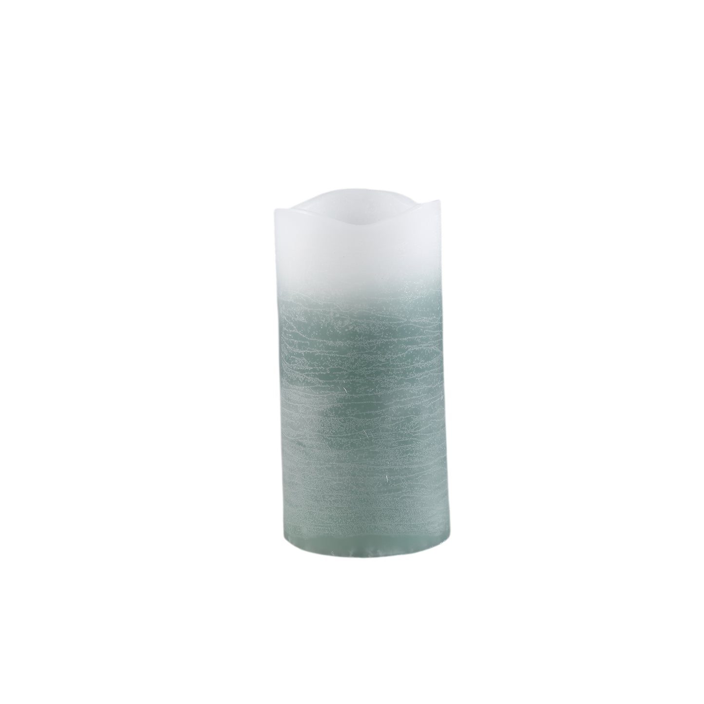 Led Light Kaars Teal Ombre Flickering Flame Set van 12 Stuks - 12 Sets 15x7.5x7.5 cm