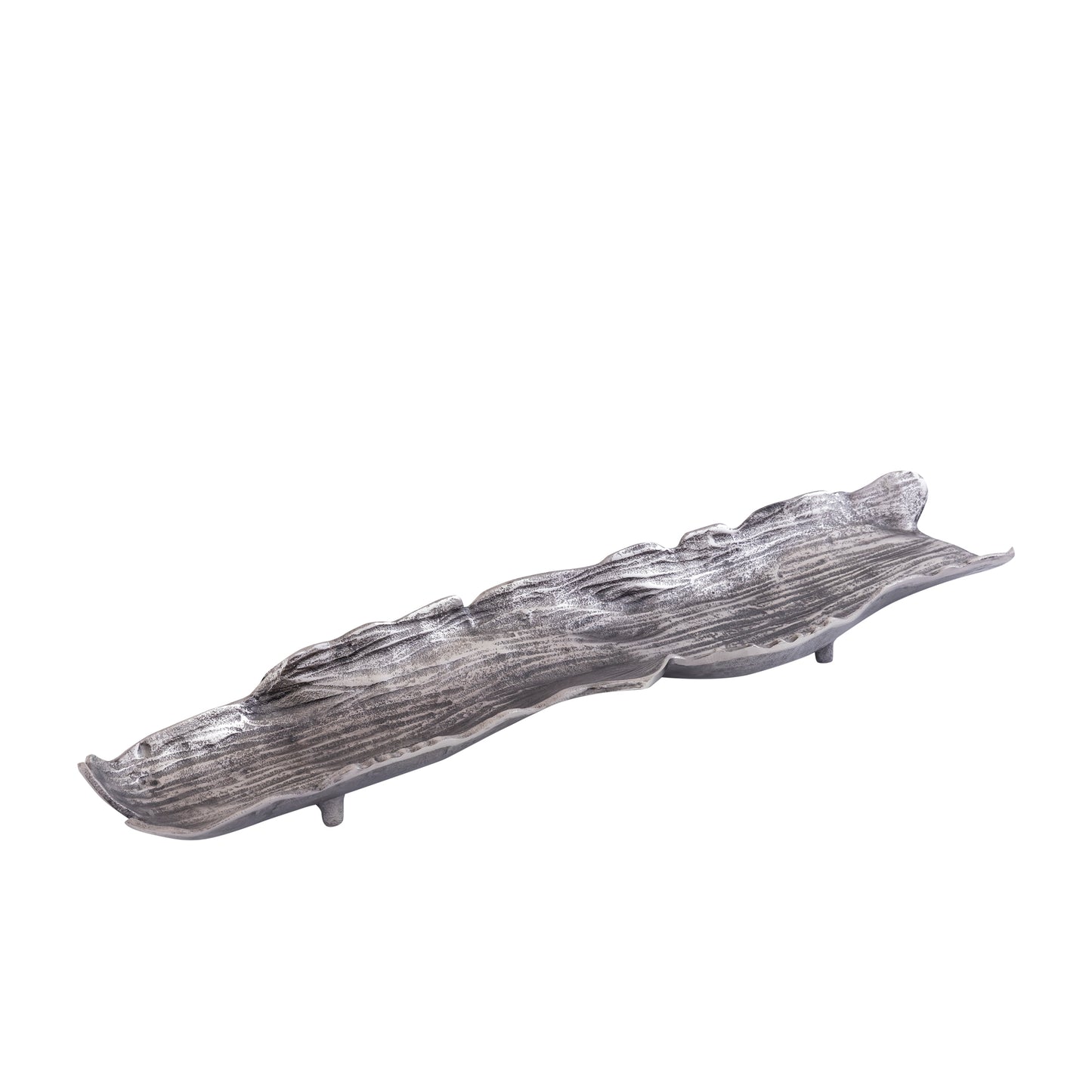 Lukne Nikkel Gegoten Aluminium Golvende Schaal Rechthoek L – Set van 4 - 4 Sets 5x77x20 cm