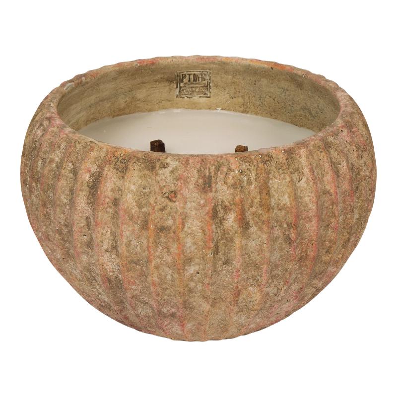 Yasmeene Bruine Cement Buitenkaars Groot Set van 2 18x29x29 cm