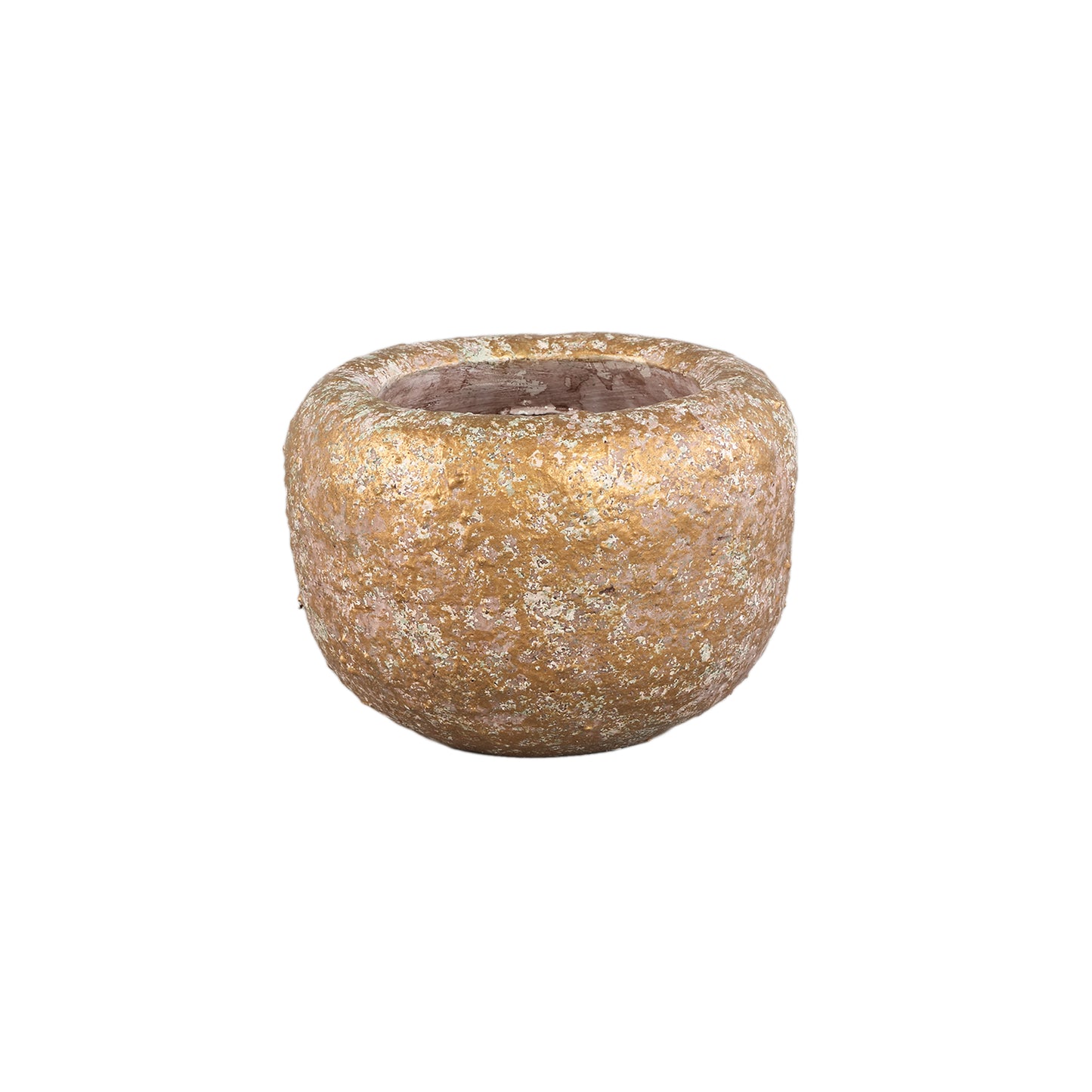 Skye-Leigh Taupe Cementpot Rond S Set van 12 Stuks - 12 Sets 10x15.5x15.5 cm