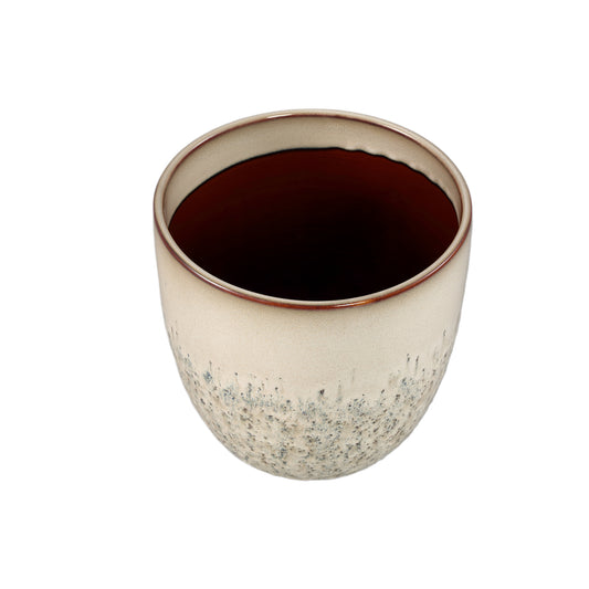 Harper Cream Ceramic Pot Bombey Round XL