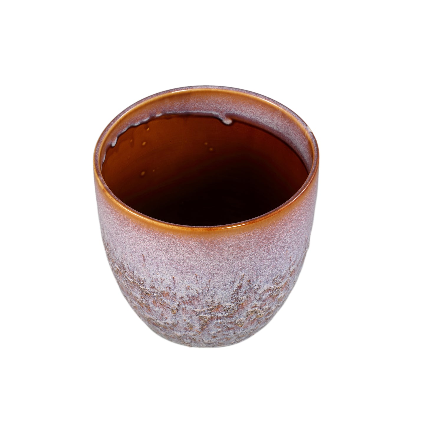 Harper Roze Keramische Pot Bombey Rond XL Set van 6 - 6 Sets 18x20.5x20.5 cm