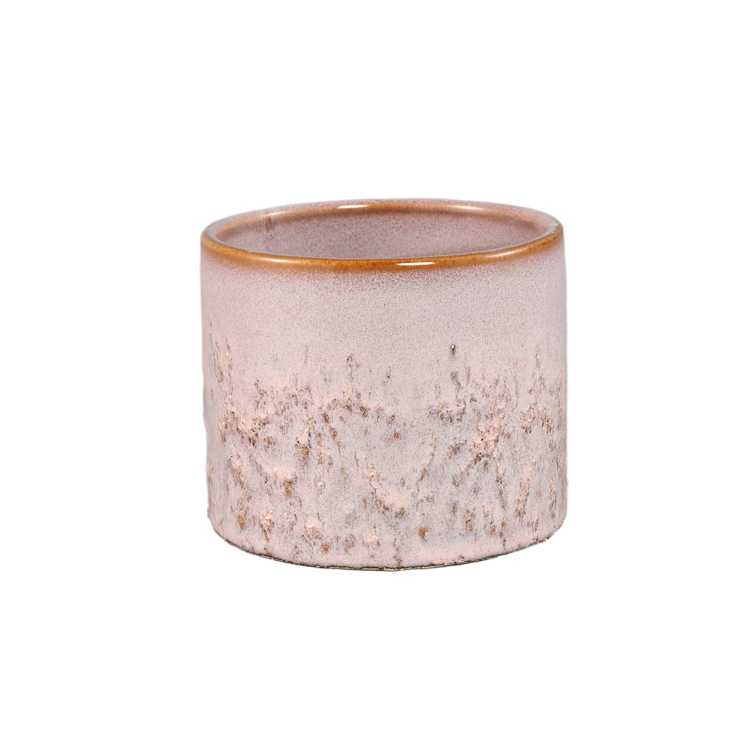 Suzann Roze Keramische Pot Rond Recht Ruw M Set van 12 Stuks - 12 Sets 10x11.5x11.5 cm