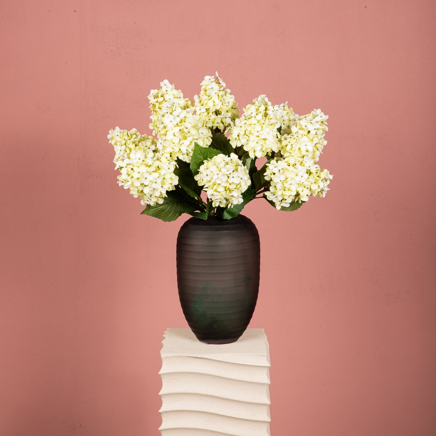 Hydrangea Bloem Groene Hortensia Tak - Set van 12 68x30x26 cm
