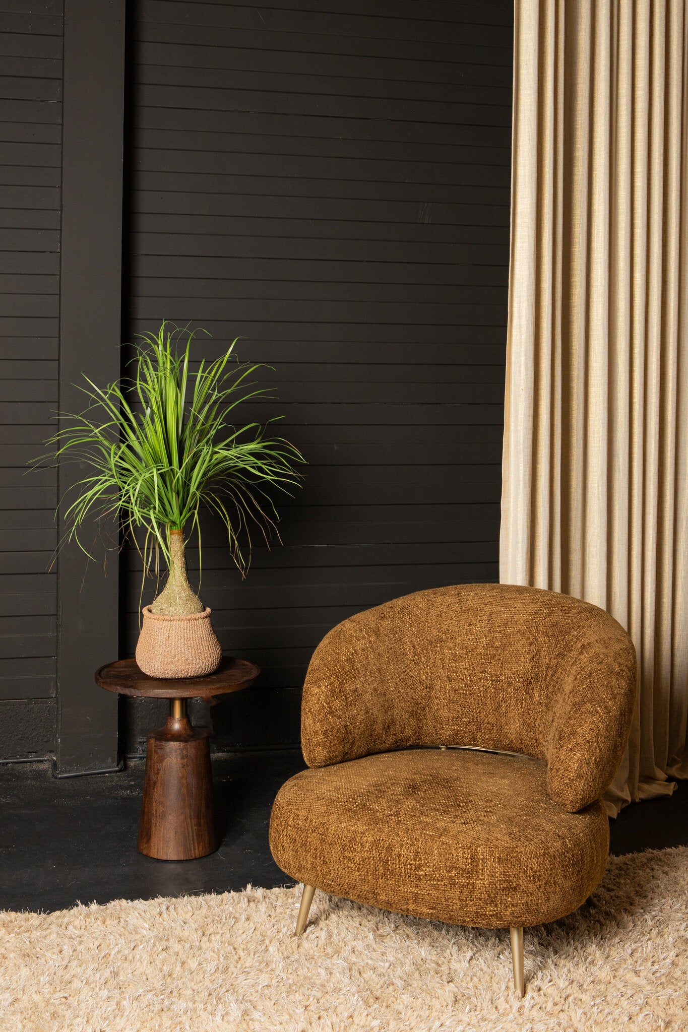 Leaves Plant Groen Ui Gras Op Kokospalm Set Van 2 101x74x70 cm