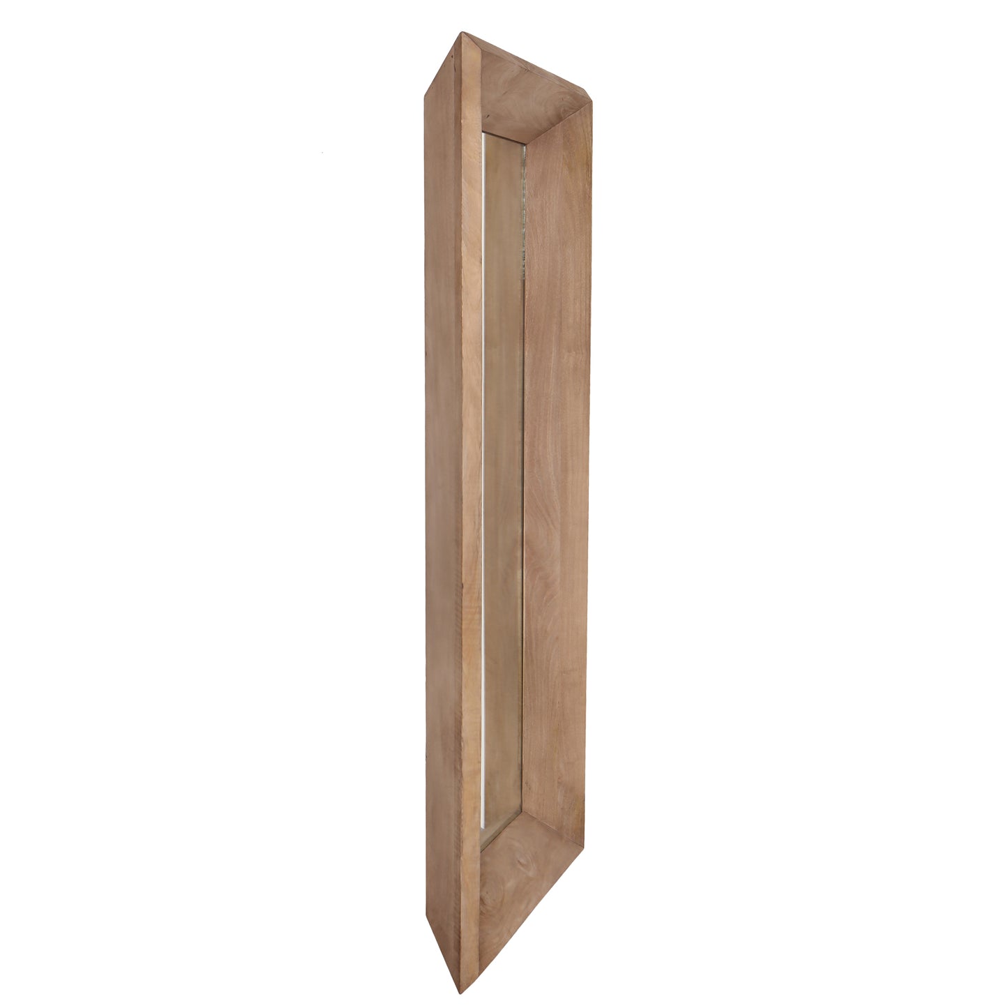 Nicka Natuurlijke Mangohout Rechthoekige Spiegel S 160x70.5x13.5 cm