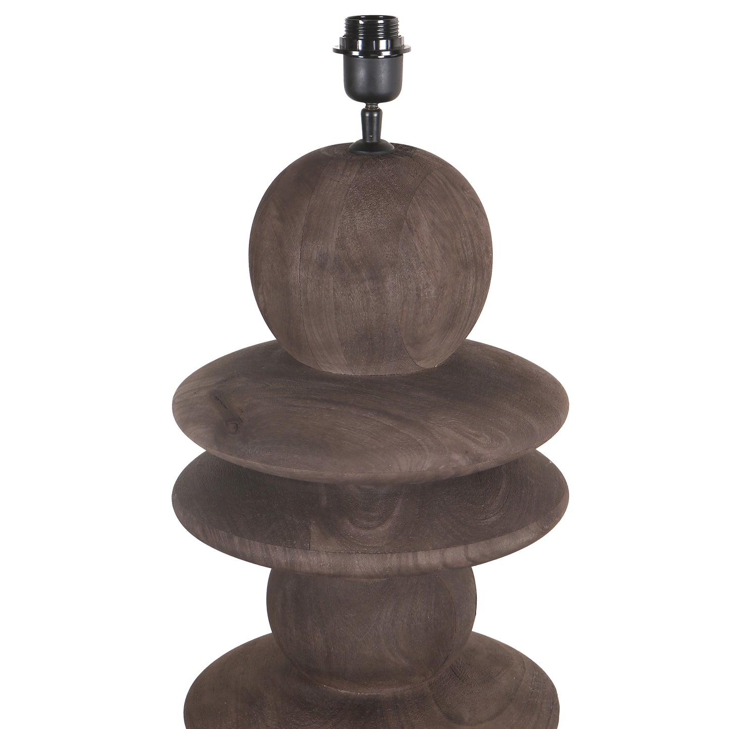 Callain Bruine Mangohout Staande Lamp Rond 123x30x30 cm