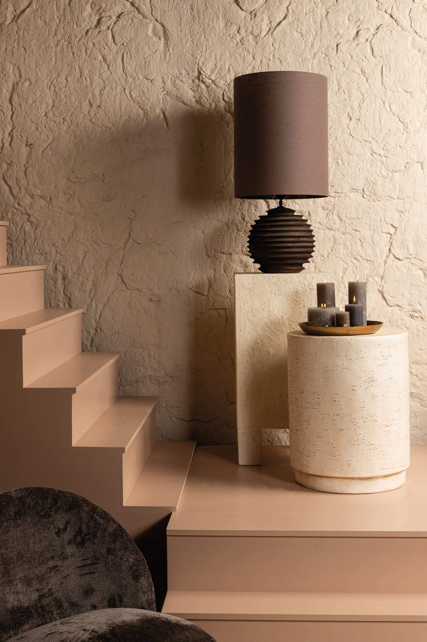 Chandar Cream MgO Rectangle Sidetable