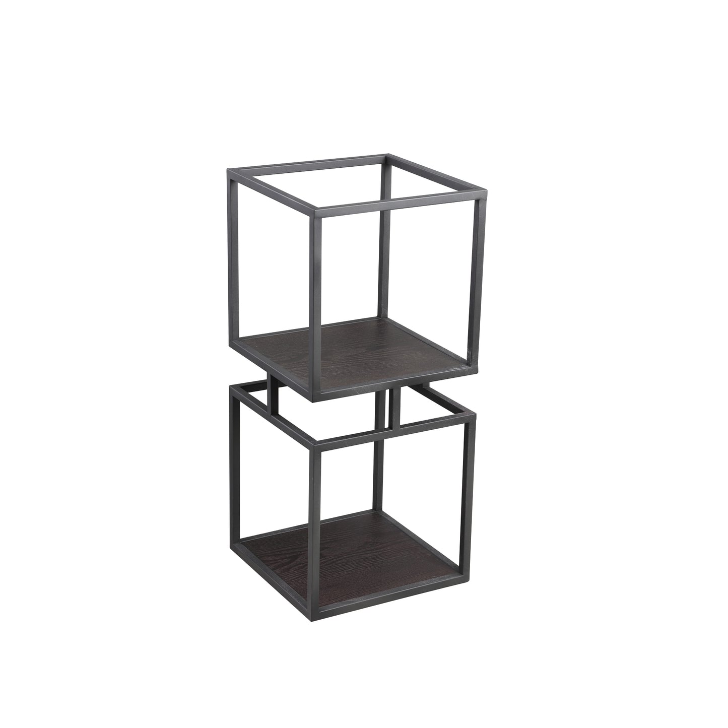 Nanci Zwart Ijzeren Open Kubuskap Small 73.5x33.5x33.5 cm