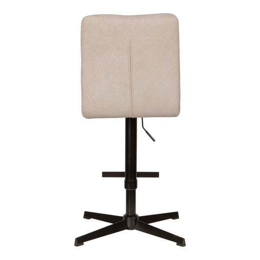 Milan Bar Chair Adjustable Cream (set of 2)