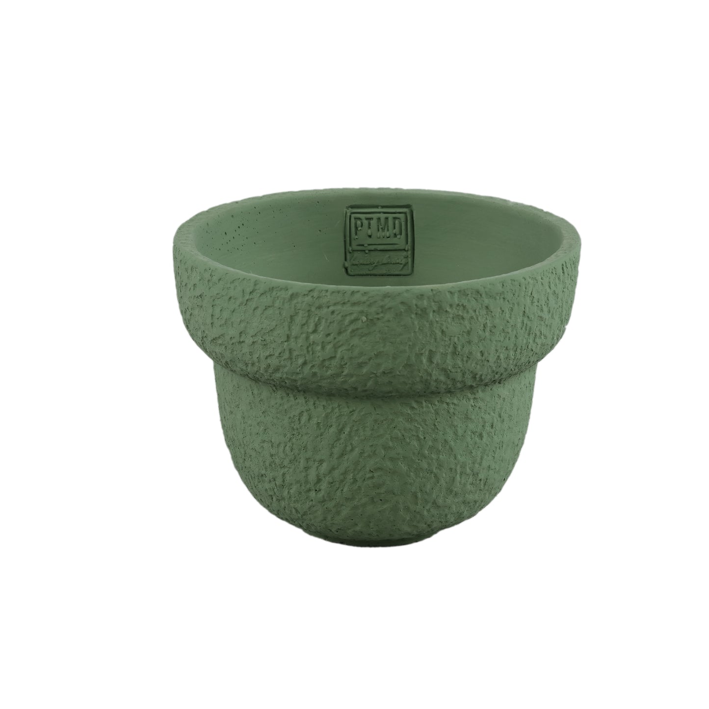 Hillie Groen Ronde Cementpot Ruwe Afwerking M - Set van 12 13x17x17 cm