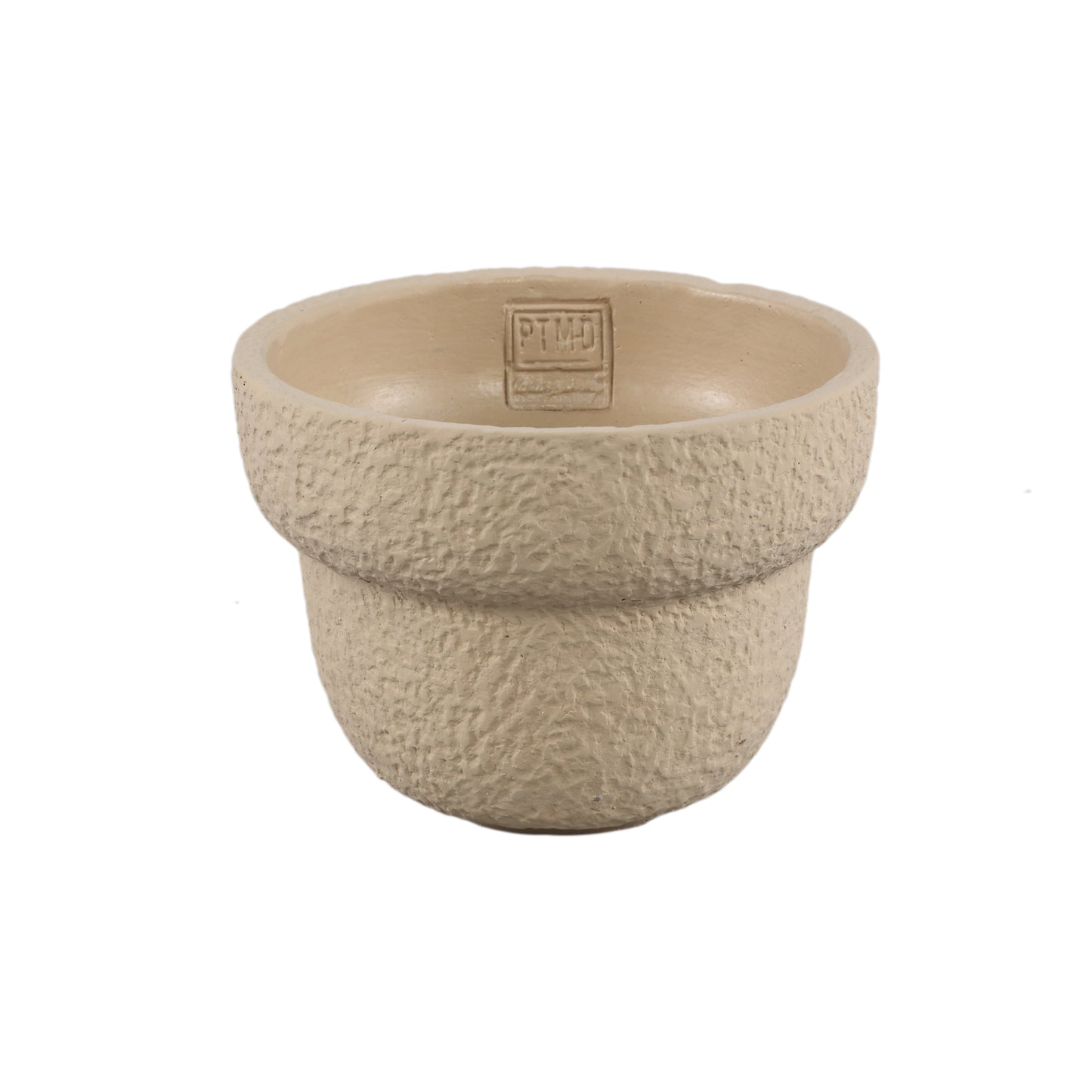Hillie Zand Ronde Cementpot Ruwe Afwerking M - Set van 12 13x17x17 cm