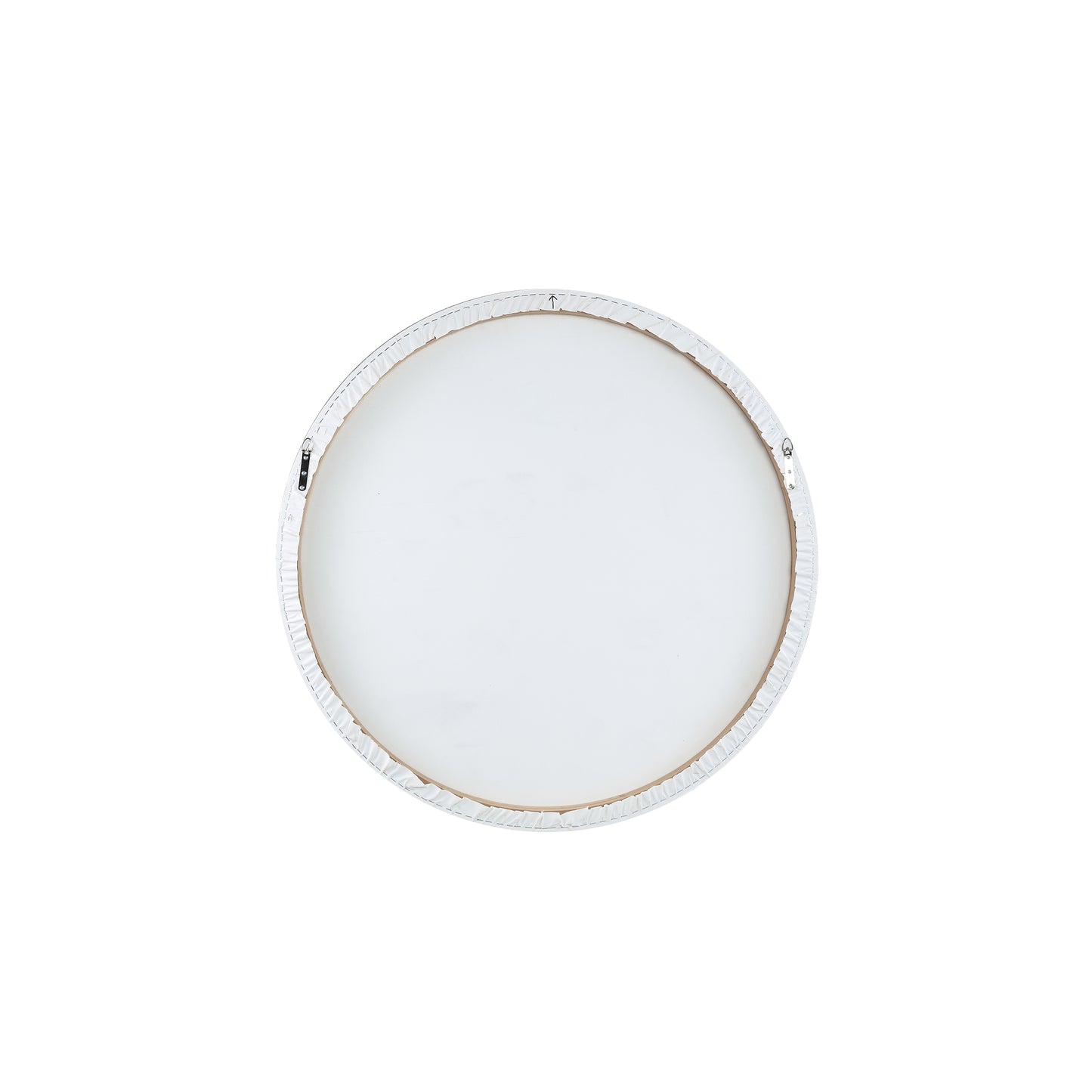 Kemp Bruin Canvas Schilderij Ruw Rond S 90x90x2.5 cm