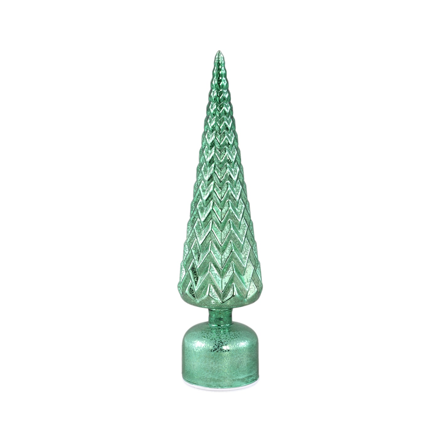 Noran Groene Glazen Bewegende Boom LED-Licht Geometrisch Set van 4 - 4 Sets 35x9x9 cm
