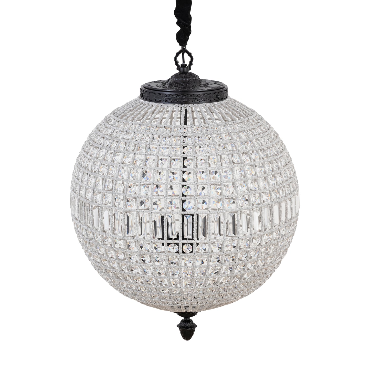 Jaris Kristallen Hangende Bol Kroonluchter Lamp L 85x65x65 cm