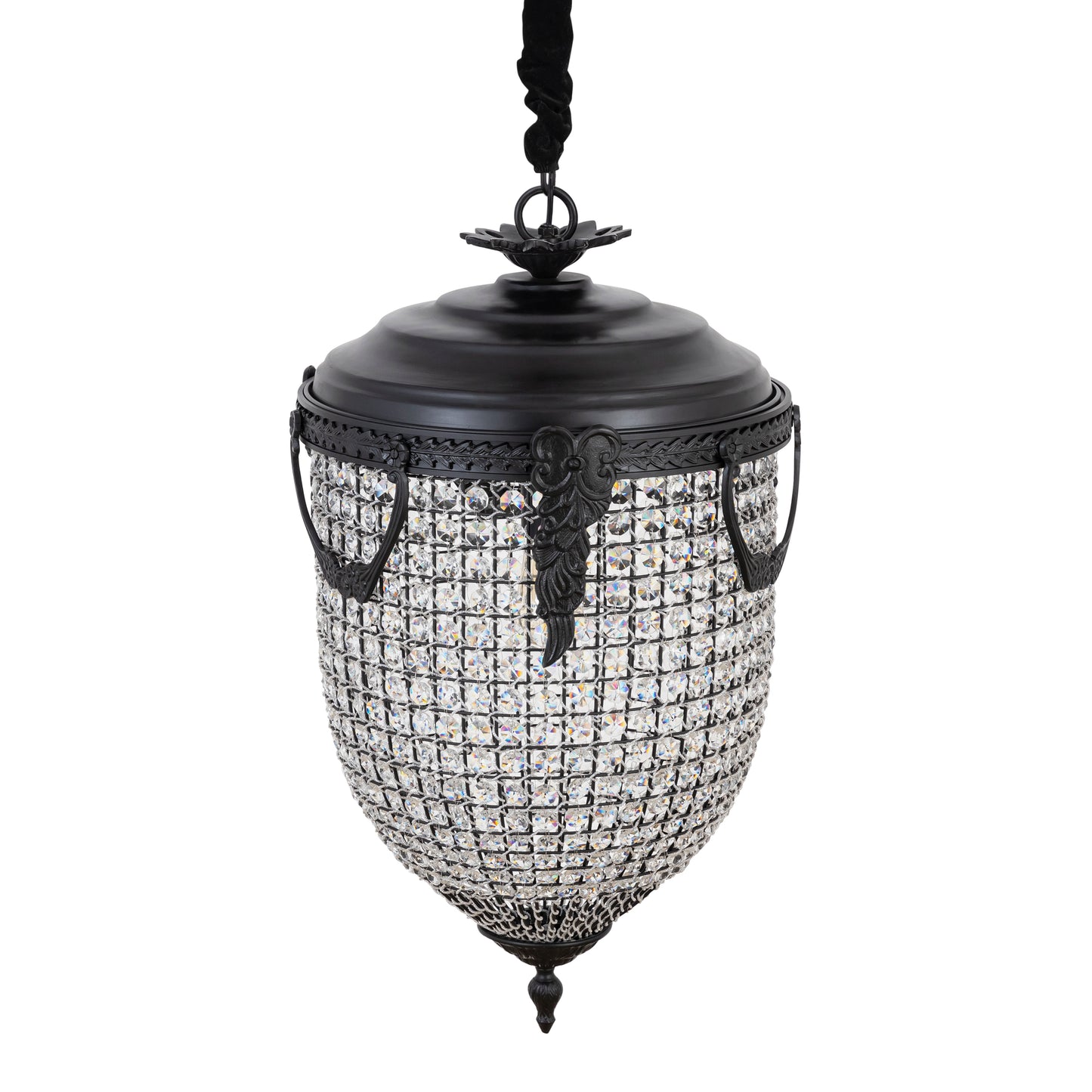 Lidde Kristal Ovale Hanglamp Klassiek L 82x46x46 cm