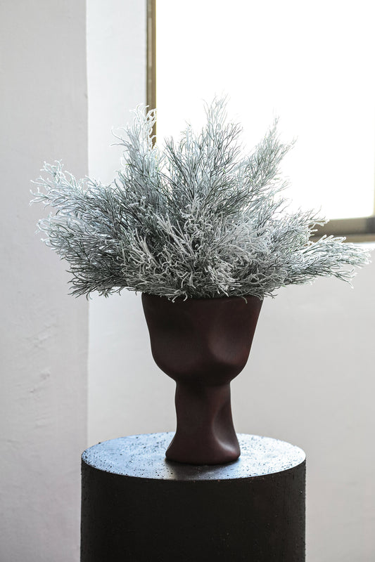 Twig Plant Groen Sneeuwgras Struik Set Van 6 Stuks 49x40x31 cm