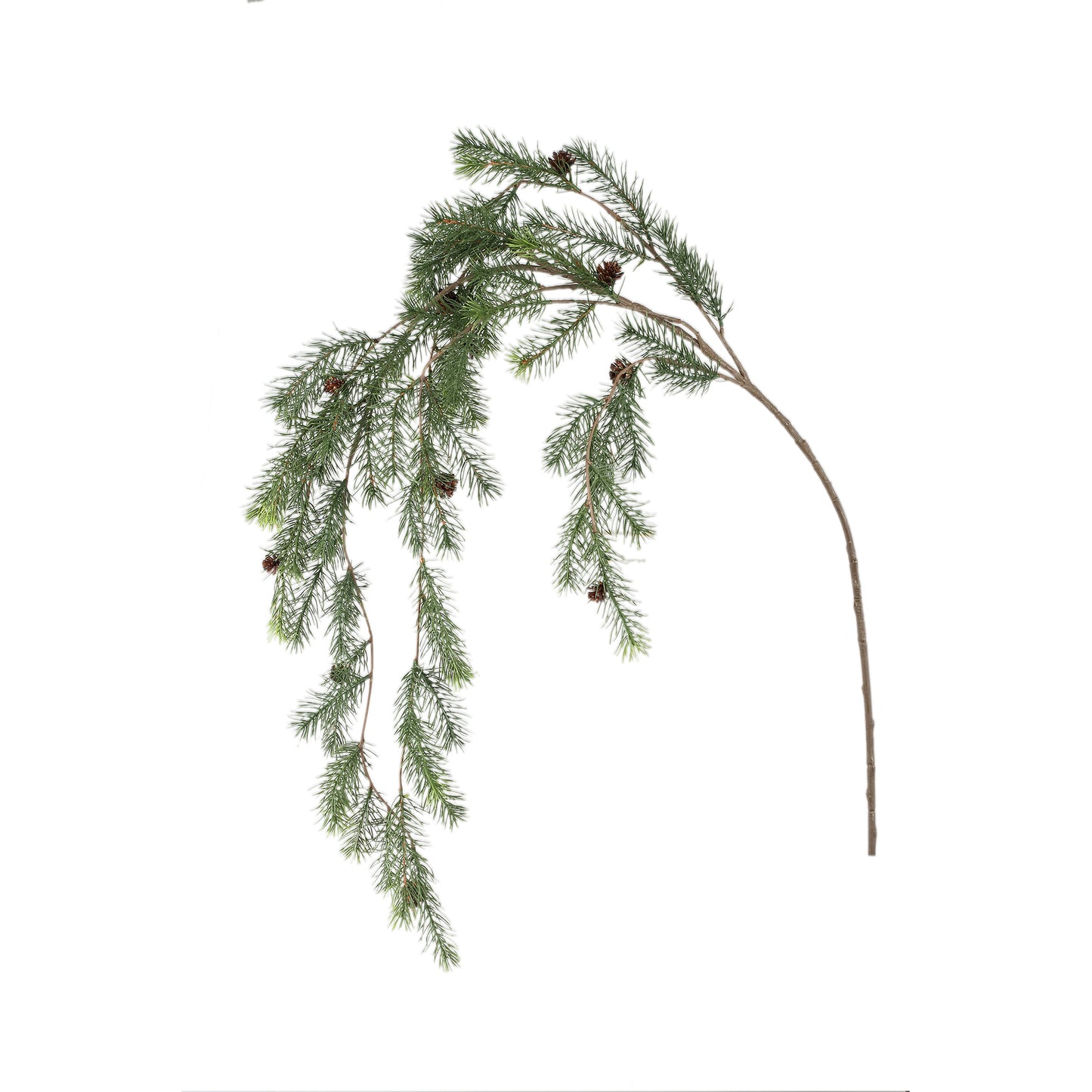 Twig Plant Groene Den Hangspray Met Kegels Set Van 6 Stuks - 6 Sets 160x63x70 cm