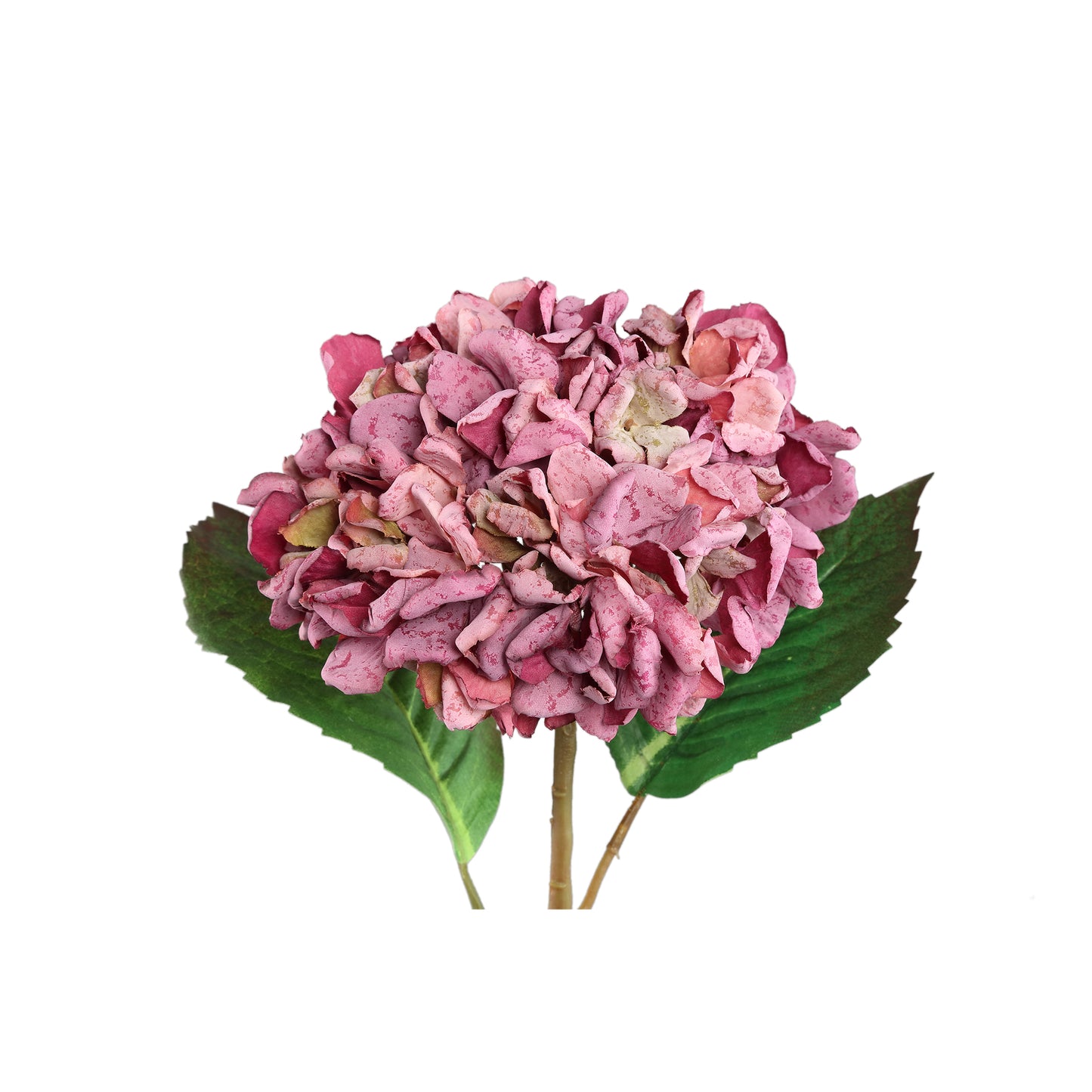 Hydrangea Flower Roze Hortensia Tak Groot - Set van 12 46x20x12 cm