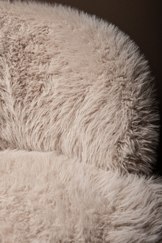 Franklyn Beige Fauteuil Hair