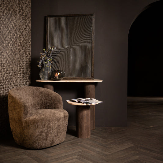 New Grasa Brown Fauteuil Eden 8