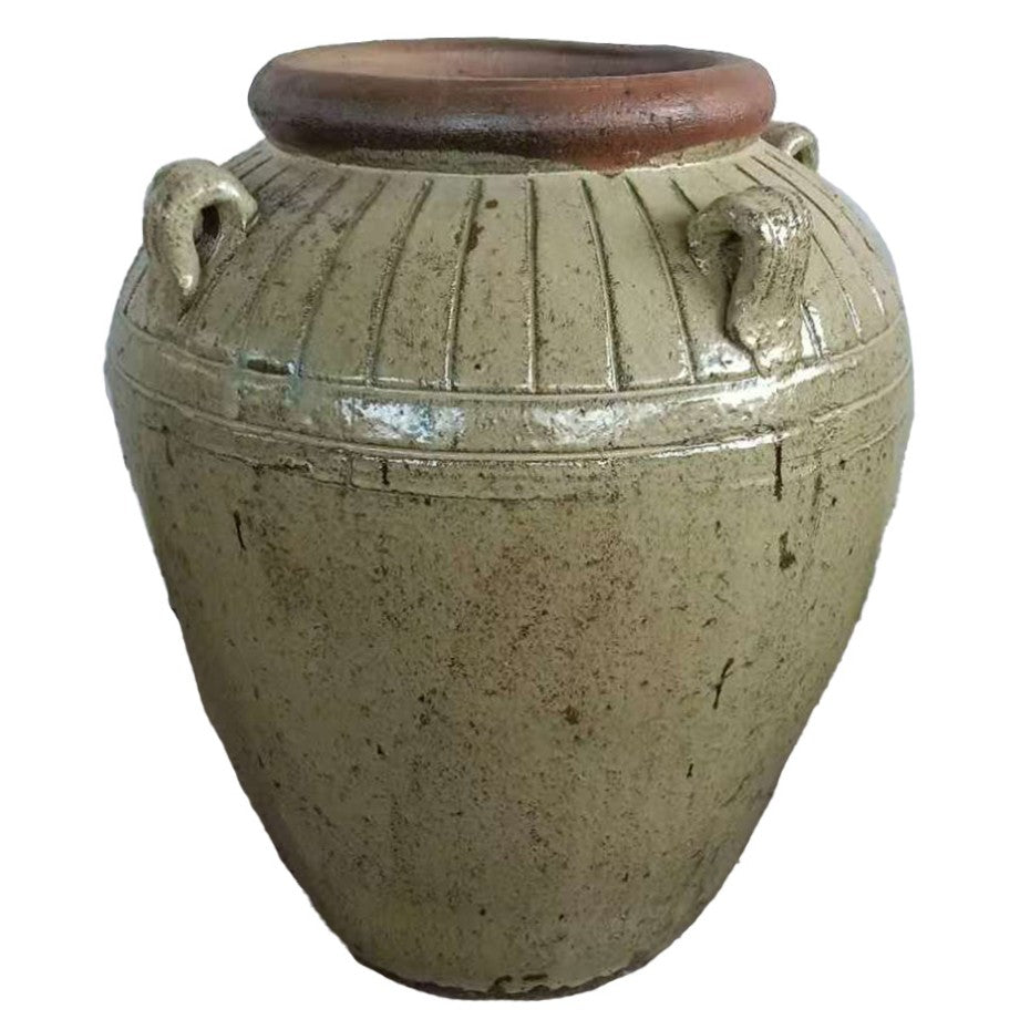 Lisie Natuurlijke Blauwe Keramische Pot Laag 62x55x55 cm