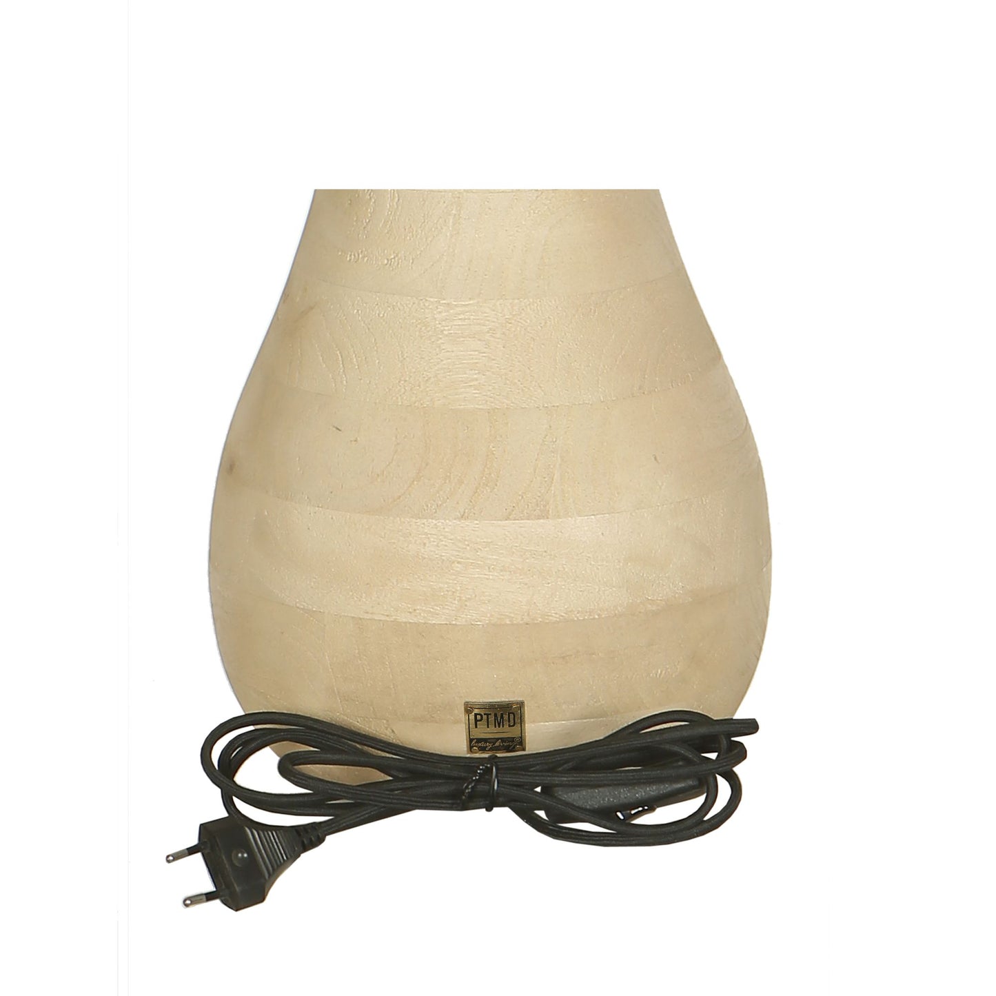 Peake Natuurlijke Mango Hout Ronde Tafellamp Laag 49x30x30 cm