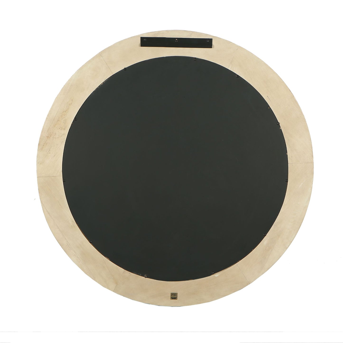Noam Natuurlijke Mangohout Ronde Spiegel L 90x90x5 cm