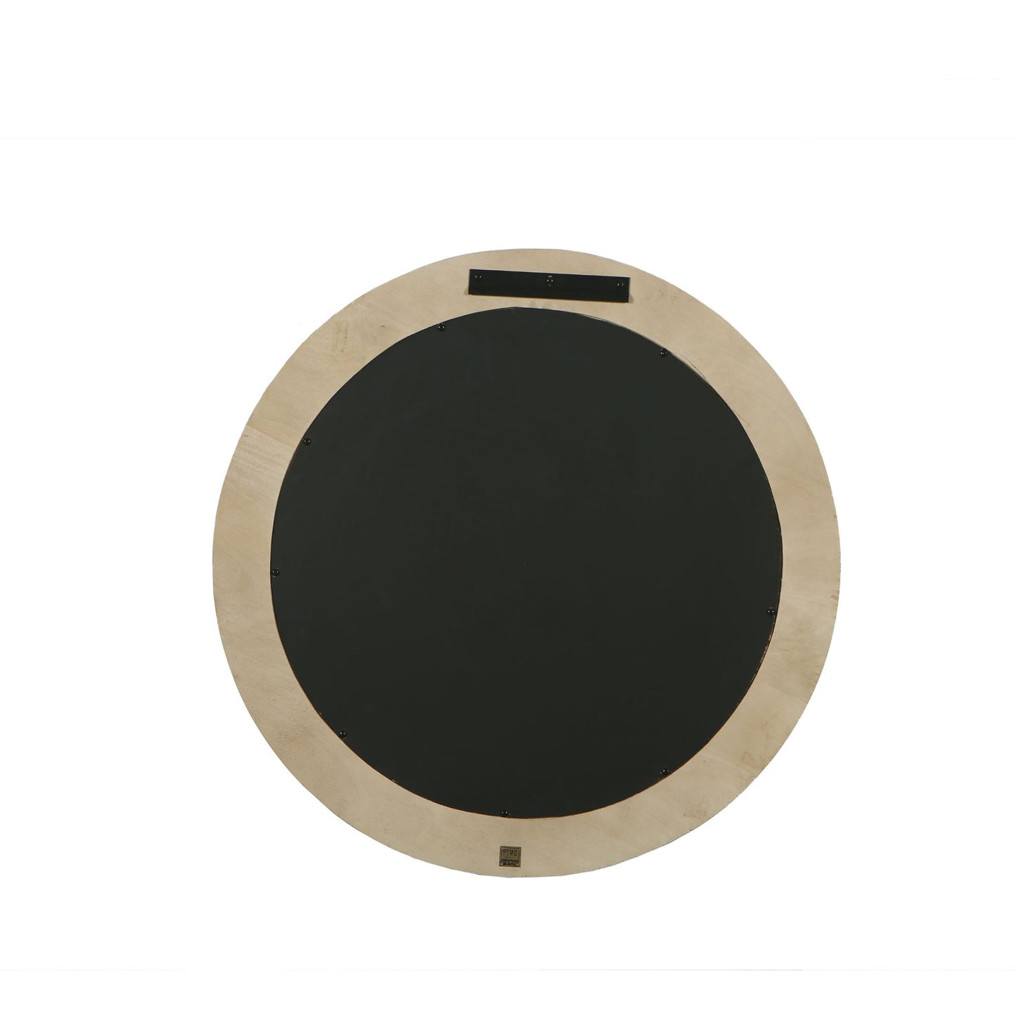 Noam Natuurlijke Mango Hout Ronde Spiegel S 70x70x5 cm