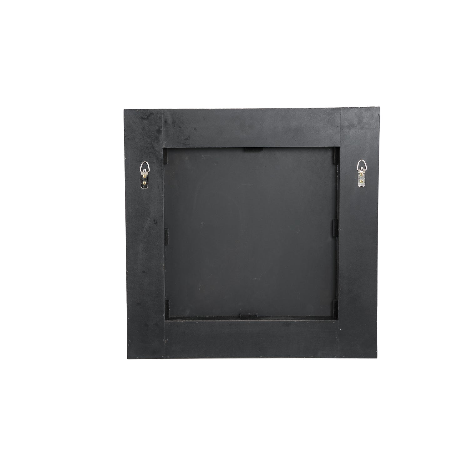 Tiess Natuurlijke Houten Fineer Spiegel Recht Frame 59x59x6.5 cm