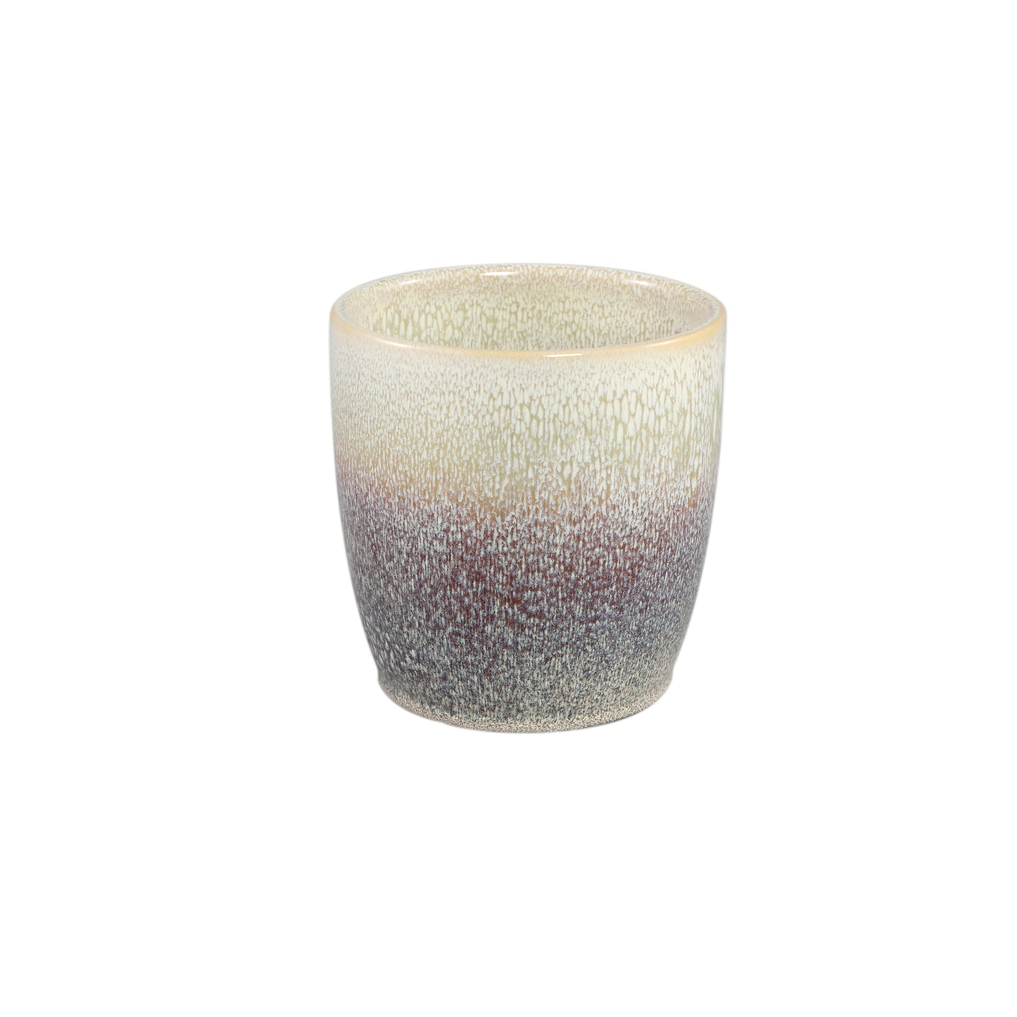 Braxton Bruin Ombre Geglazuurde Keramische Pot L – Set van 4 - 4 Sets 16x15.5x15.5 cm
