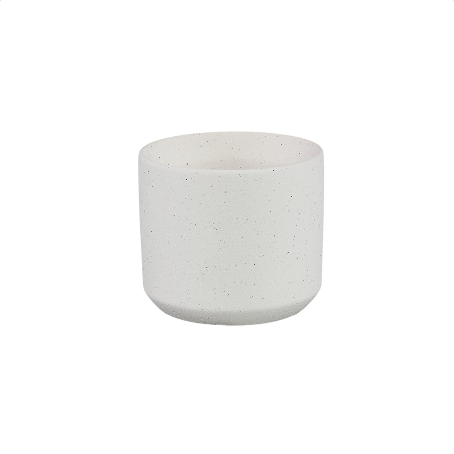 Fatima Witte Ronde Keramische Pot XS - Set van 12 10x10.5x10.5 cm