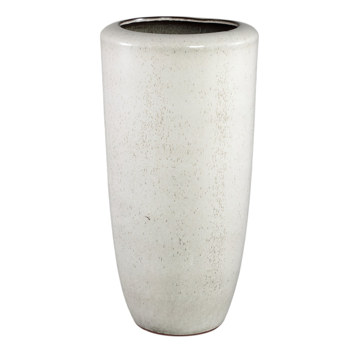 Kyleigh Beige Ronde Keramische Pot Glad XL 77x37.5x37.5 cm