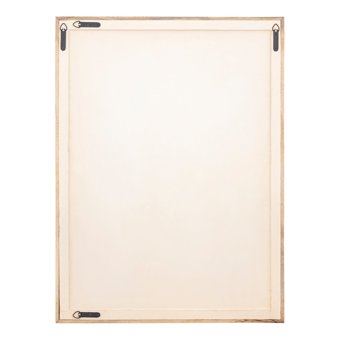 Elasah Crème Houten Rechthoekig Wandpaneel Zeshoek 102x76x3 cm