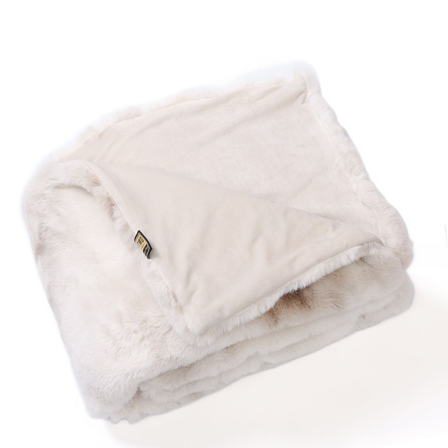 Linde Offwhite Nepbont Bedsprei Giftbox 220x240 2x220x240 cm