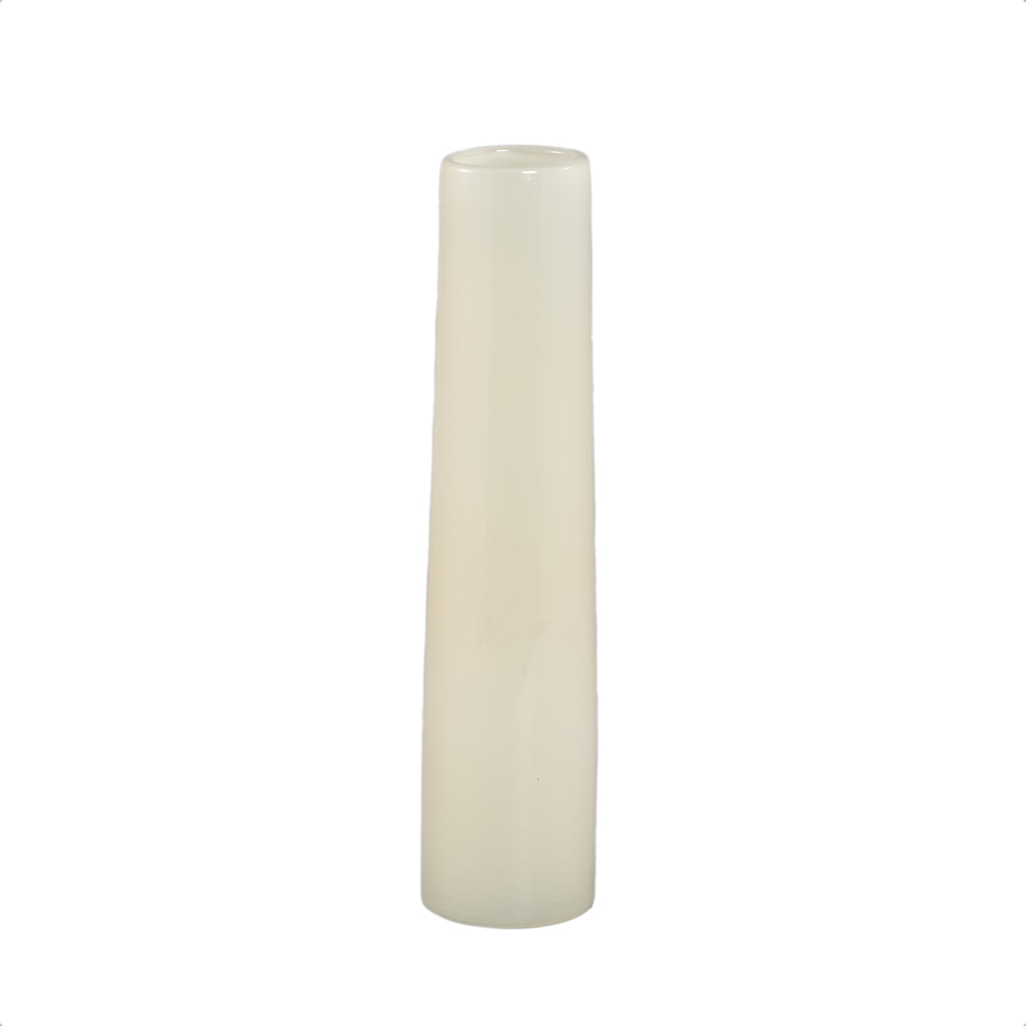 Saelah Crème Glazen Vaas Rond M – Set van 6 Stuks - 6 Sets 30x7x7 cm