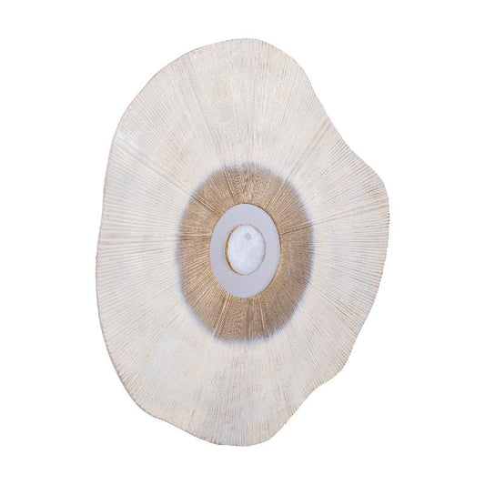 Rella Beige Gietaluminium Wandpaneel Middensteen L 89x87x2 cm