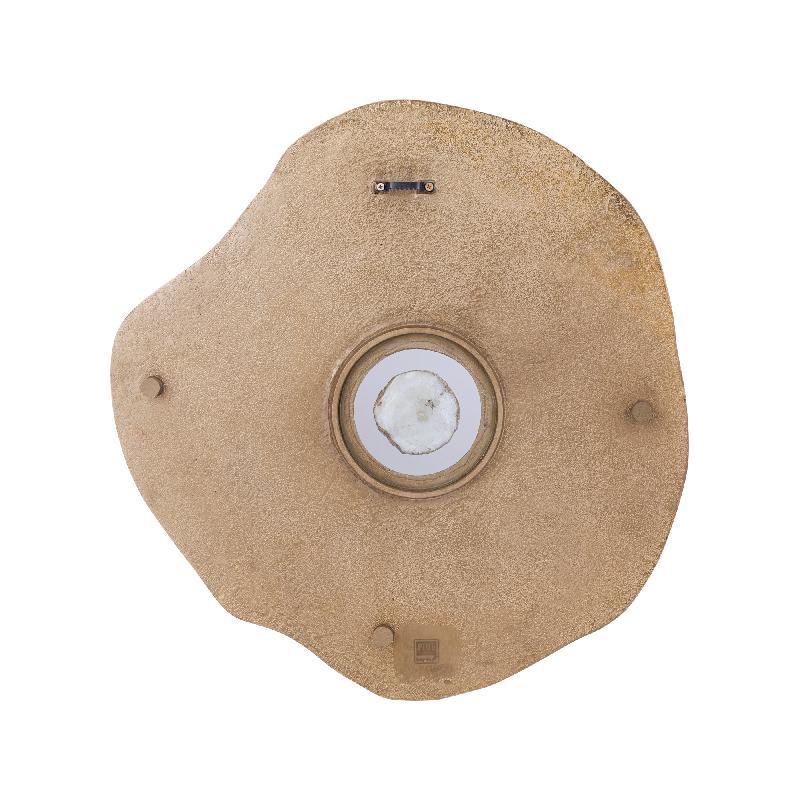 Rella Beige Gietaluminium Wandpaneel Middensteen S 59x60x2 cm