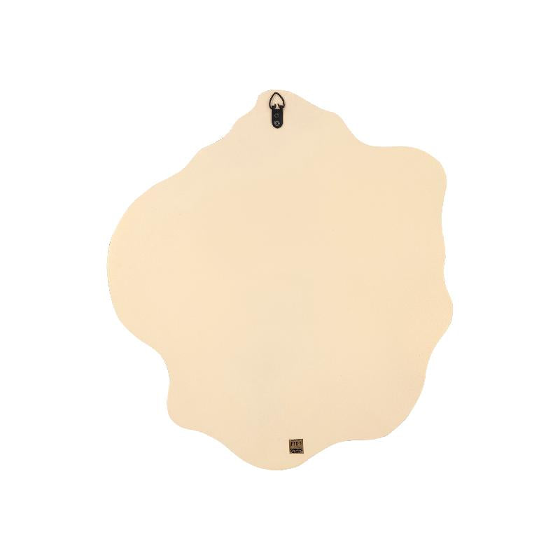 Abbie Beige MDF Golvend Organisch Wandpaneel L 90x80x4.2 cm
