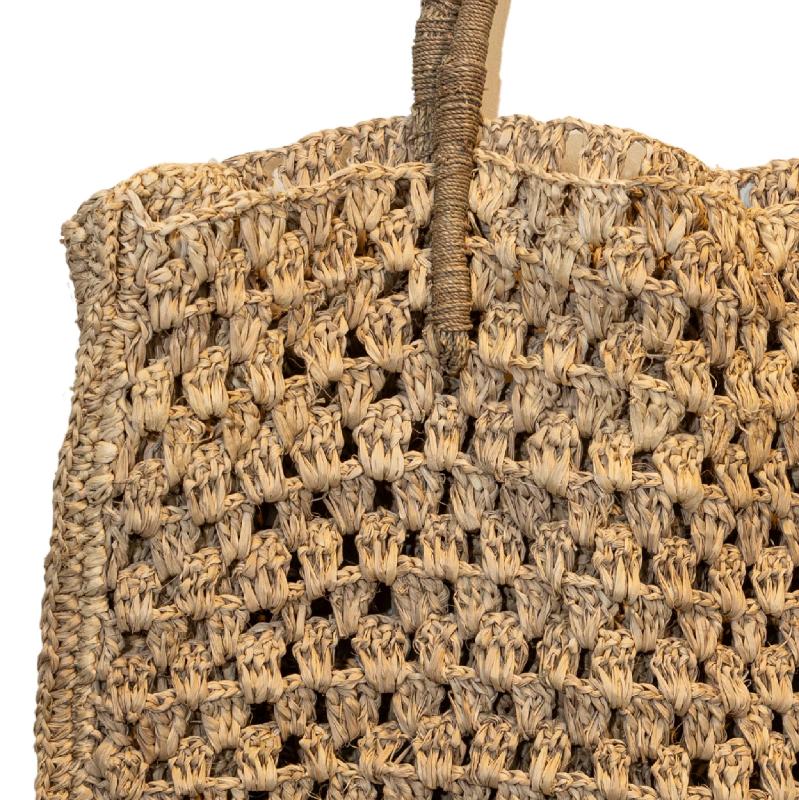 Carlise Natuurlijke Raffia Tas Rechthoek Set van 6 Stuks 39x53x15 cm
