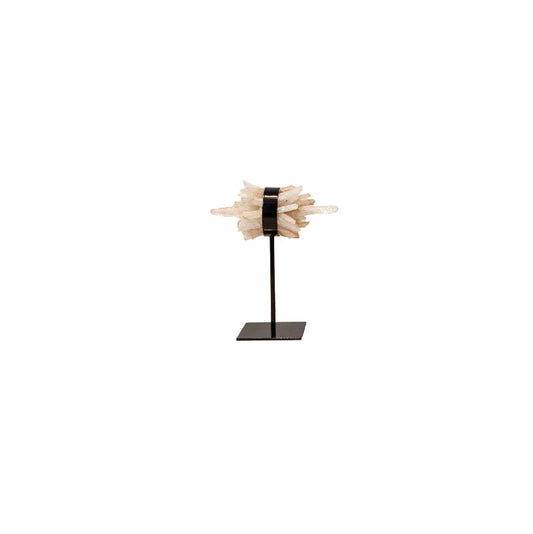 Yerin Natuurlijke Kwarts Mineraal Cluster Decoratief Beeld Klein 30x13x27 cm