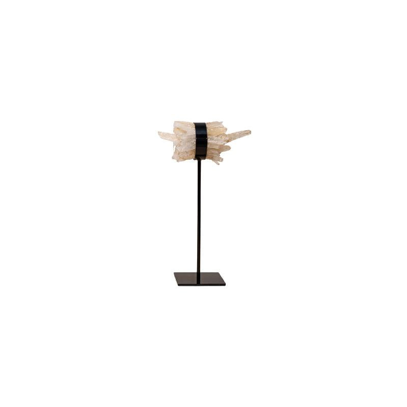 Yerin Natuurlijke Kwarts Mineraal Cluster Decoratief Beeld L 45x13x27 cm