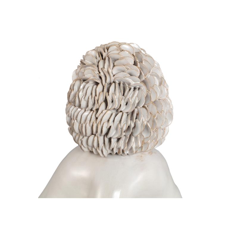 Jayse Crème Keramische Beeld Onregelmatige Vorm C 39.5x26x24.5 cm