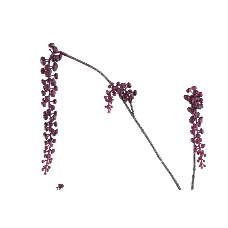 Twig Plant Paarse Hangende Pokeweed Spray - Set van 12 12x94x50 cm