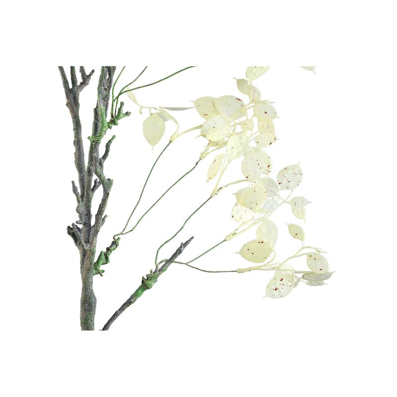 Leaves Plant Witte Kunstbloem Geldboompje Spray Set van 6 Stuks 120x36x8 cm